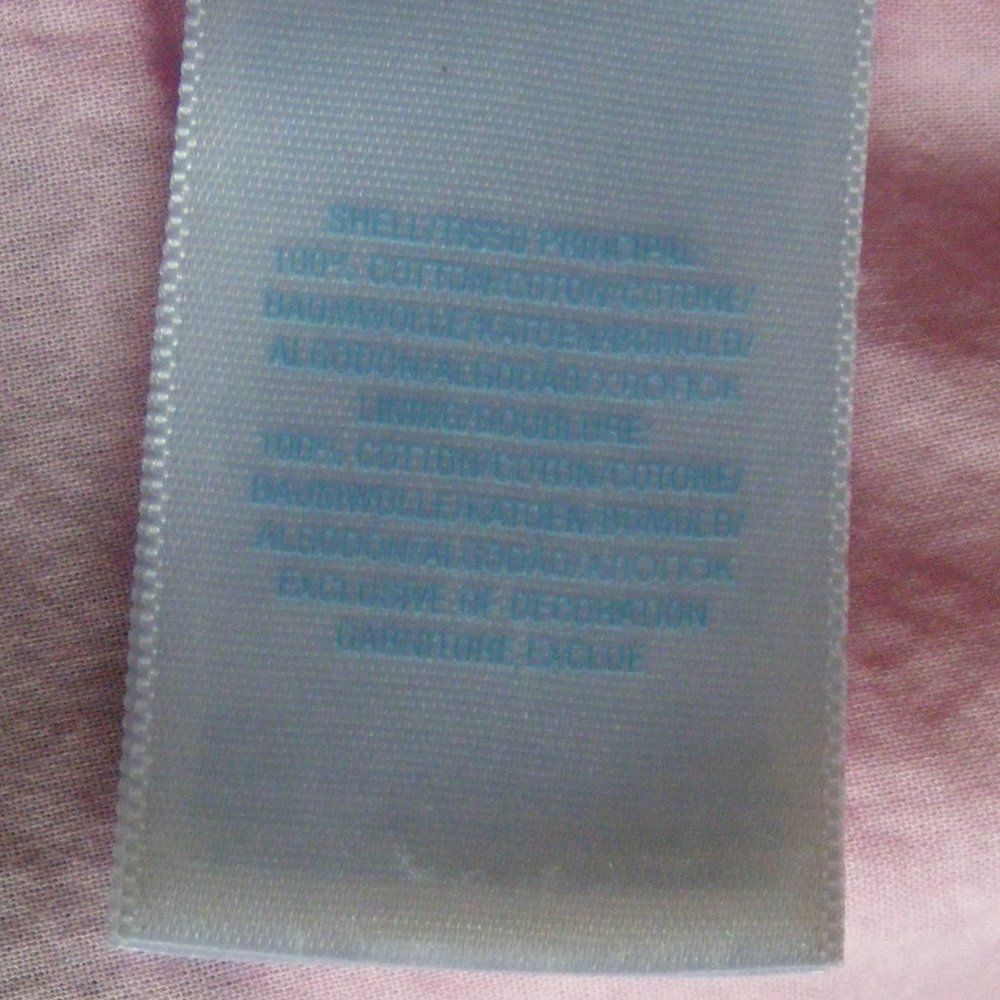 RALPH LAUREN Dress, 3M, Navy & Pink, Sleeveless, Taffeta, back buttons - Picture 7 of 7